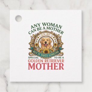 Etiquetas Para Lembrancinhas Mãe Cachorro Retriever Dourado Girassóis Abelhas_1