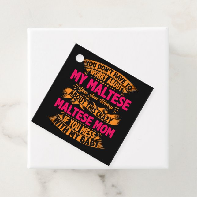 Etiquetas Para Lembrancinhas Mãe Maltesa Louca (In Situ)