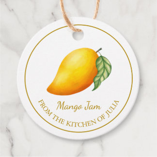 Etiquetas Para Lembrancinhas Mango Mango Jam Hang Tag l White Simples
