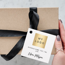 Etiquetas Para Lembrancinhas Marca de assinatura do logotipo comercial de nome 