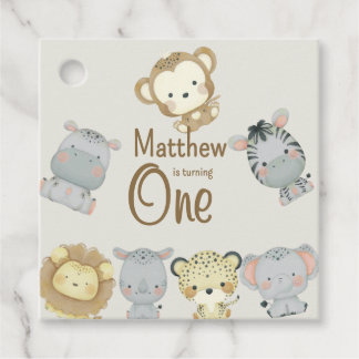 Etiquetas Para Lembrancinhas Marca de Favor da Praça Boho Safari