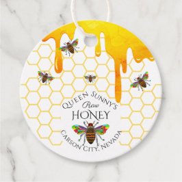 Etiquetas Para Lembrancinhas Marca de Favor do Avelinho Apiary Honey Jar Classi