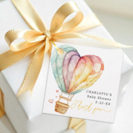 Etiquetas Para Lembrancinhas Marca de Favor do Chá de fraldas do Balão de Aquar