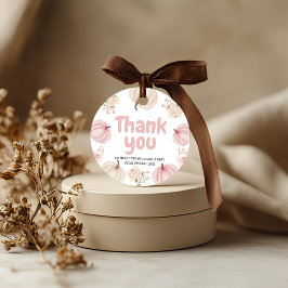 Etiquetas Para Lembrancinhas Marca de presente de agradecimento de abóbora rosa