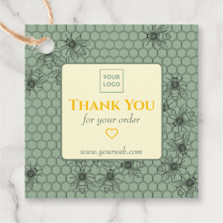 Etiquetas Para Lembrancinhas Marca Personalizável de agradecimentos às empresas