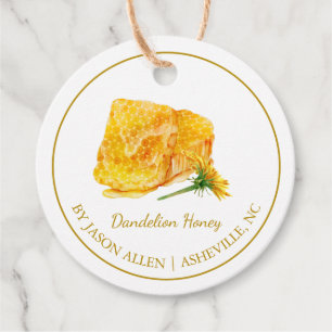 Etiquetas Para Lembrancinhas Marca Simples Dandelion Honeycomb Dandelion Infuso