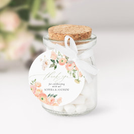 Etiquetas Para Lembrancinhas Marcações de Favoritos de Casamento Verde Elegante