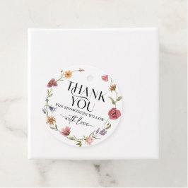 Etiquetas Para Lembrancinhas Marcador de Favor Boho Campo de Flores Silvestres