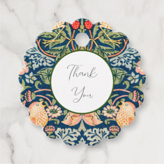 Etiquetas Para Lembrancinhas Marcador de Favor W Morris Strawberry Thief