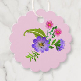 Etiquetas Para Lembrancinhas Marcador Floral Bonito