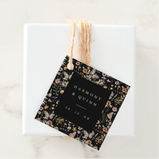 Etiquetas Para Lembrancinhas Marcas de Favor de Casamento Borboleta Flor Silves