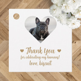 Etiquetas Para Lembrancinhas Marcas de Favor de Casamento de Cachorro com Foto 