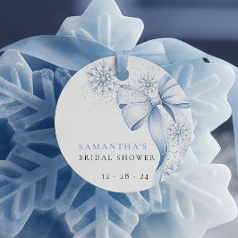 Etiquetas Para Lembrancinhas Marcas de Favor de Chás de Noiva de Floco de Neve 