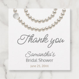 Etiquetas Para Lembrancinhas Marcas de Favor de Chás de Noiva Pérola Prata Eleg