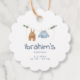Etiquetas Para Lembrancinhas Marcas de Favor Elegantes Aqiqah Presente de Agrad