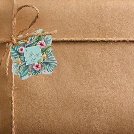 Etiquetas Para Lembrancinhas Marcas de Favor Essência Tropical