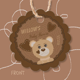 Etiquetas Para Lembrancinhas Marcas de Favor Lembrancinhas de Baby Shower Urso 