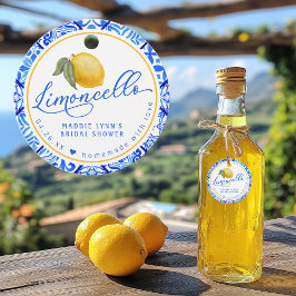 Etiquetas Para Lembrancinhas Marcas de Favor Personalizadas de Limoncello para