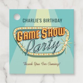 Etiquetas Para Lembrancinhas Marcas de Favoritos do Game Show Party