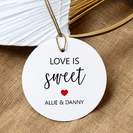Etiquetas Para Lembrancinhas Marcas de Presente Amor é Doce, Casamento ou Chuve