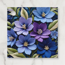 Etiquetas Para Lembrancinhas Marcas de Presente de Arte em Bordado Floral Color