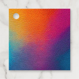 Etiquetas Para Lembrancinhas Marcas de Presente de Arte em Couro Colorido