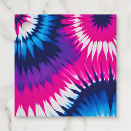 Etiquetas Para Lembrancinhas Marcas de Presente de Arte Tie Dye Coloridas