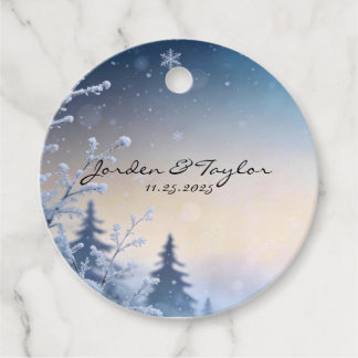 Etiquetas Para Lembrancinhas Marcas de Presente de Casamento Soft Winter Daydre