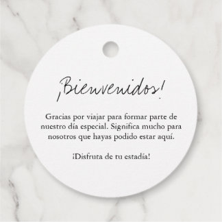 Etiquetas Para Lembrancinhas Marcas de Sacola de Boas-Vindas Bilíngues