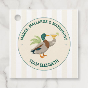 Etiquetas Para Lembrancinhas Margs, Mallards & Matrimony Férias de Despedida de