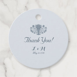 Etiquetas Para Lembrancinhas Marie Antoinette Rococo Dusty Blue Obrigado