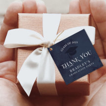 Marinho Azul Classe de Festa de formatura Moderna