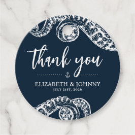 Etiquetas Para Lembrancinhas Marinho Náutico Octopus Tentacle Wedding Tags Favo