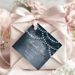 Etiquetas Para Lembrancinhas Marinho Rustic Tree Canopy Luz Woodland Casamento