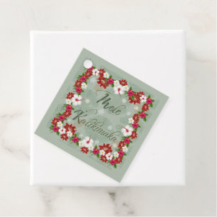 Etiquetas Para Lembrancinhas Mele Kalikimaka Floral Gift Tag