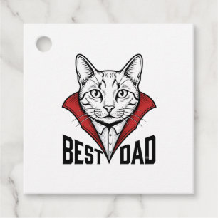 Etiquetas Para Lembrancinhas Melhor Design de Gravura Vintage de Gato Vampiro P