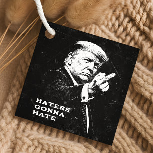 Etiquetas Para Lembrancinhas Meme Engraçado do Dedo do Meio de Trump 2026