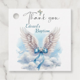 Etiquetas Para Lembrancinhas Meninos Baptism Blue Cloud