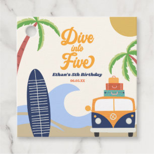 Etiquetas Para Lembrancinhas Mergulhe na Festa de aniversário 5 de Conselho de
