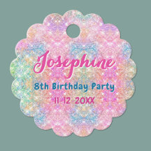 Mermaid colorful whimsical birthday custom