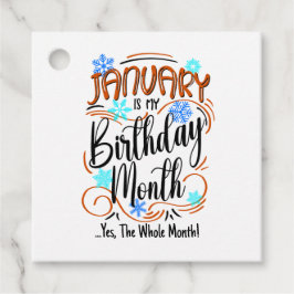 Etiquetas Para Lembrancinhas Mês de aniversário de janeiro, mês inteiro, festa
