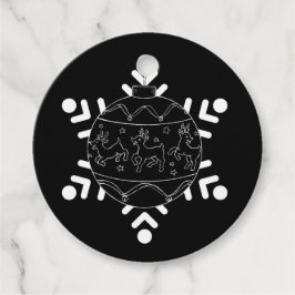 Etiquetas Para Lembrancinhas Midnight Baby Reindeer Napkins