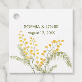 Etiquetas Para Lembrancinhas Mimosa floresce casamento romântico