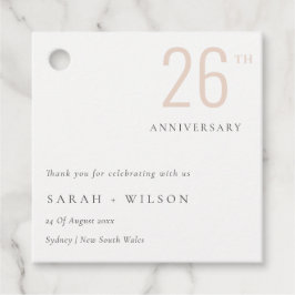 Etiquetas Para Lembrancinhas Mínimo de Bold Dusky Blush em qualquer aniversário