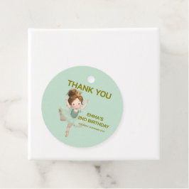 Etiquetas Para Lembrancinhas Mint Green Little Princess Ball Favor Tags