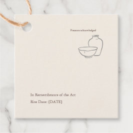 Etiquetas Para Lembrancinhas Modern Christian Baptism God Parent