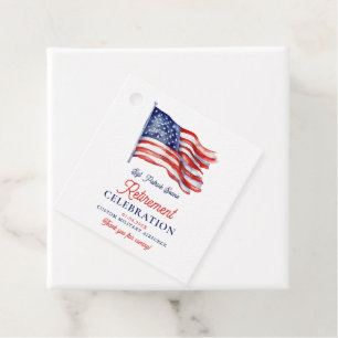 Etiquetas Para Lembrancinhas Moderna bandeira Americana 4º de julho Reforma do