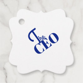 Etiquetas Para Lembrancinhas Moderno Minimal O CEO Azul