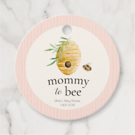 Etiquetas Para Lembrancinhas Mommy To Bee Blush Pink Girl Bee Baby Shower