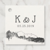 Monograma de casamento russo de retirada de montan